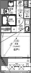 メイクス博多石城の物件間取画像